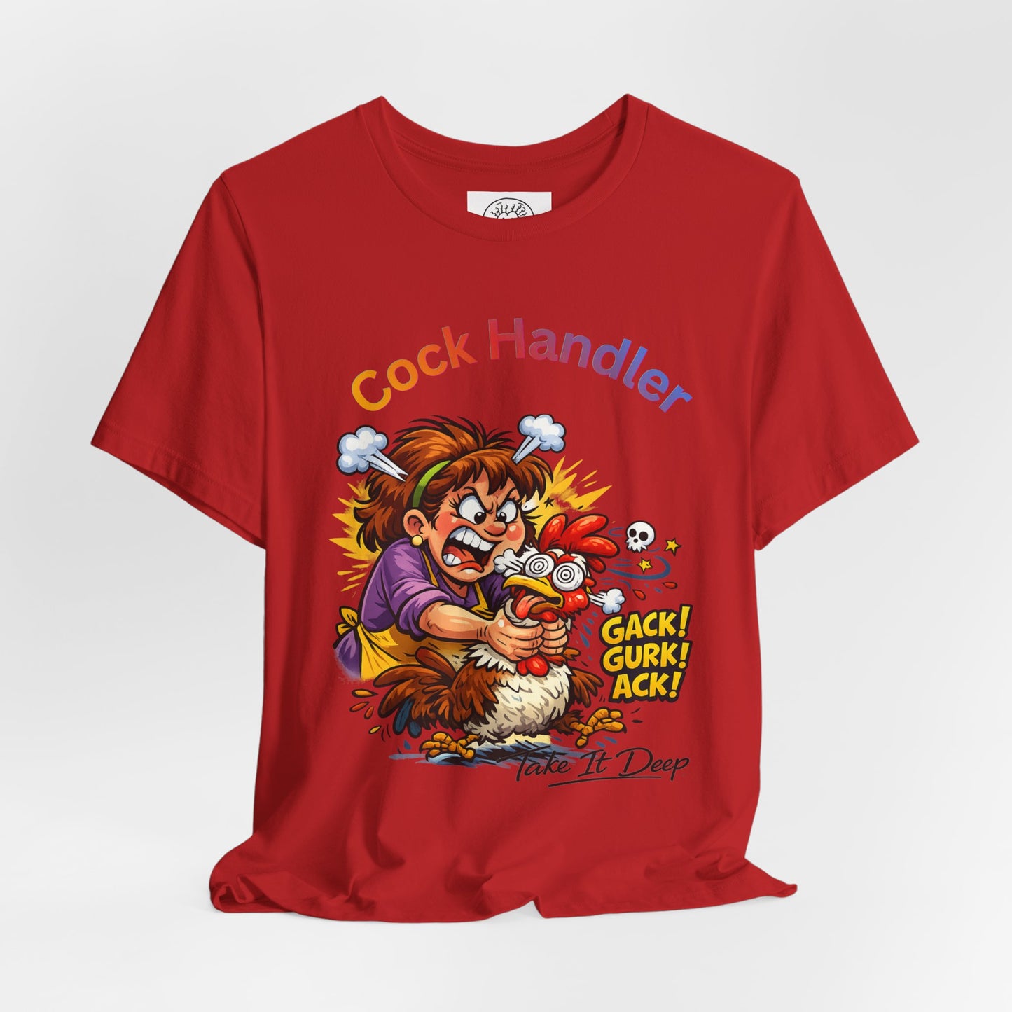 Mature Adult Shirt Cock Handler | Sarcastic Double Meaning Shirt T-Shirt | Funny Adult Humor Tee