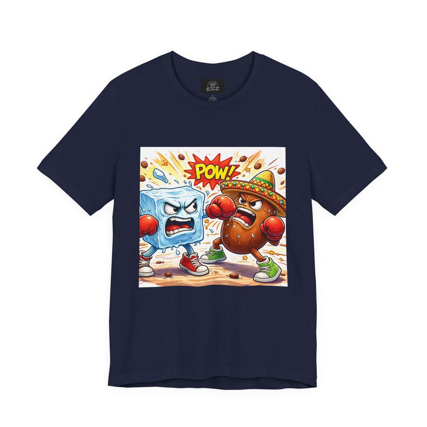 Ice vs Bean Boxing Tee Draw | Cartoon Immigration Fight POW!