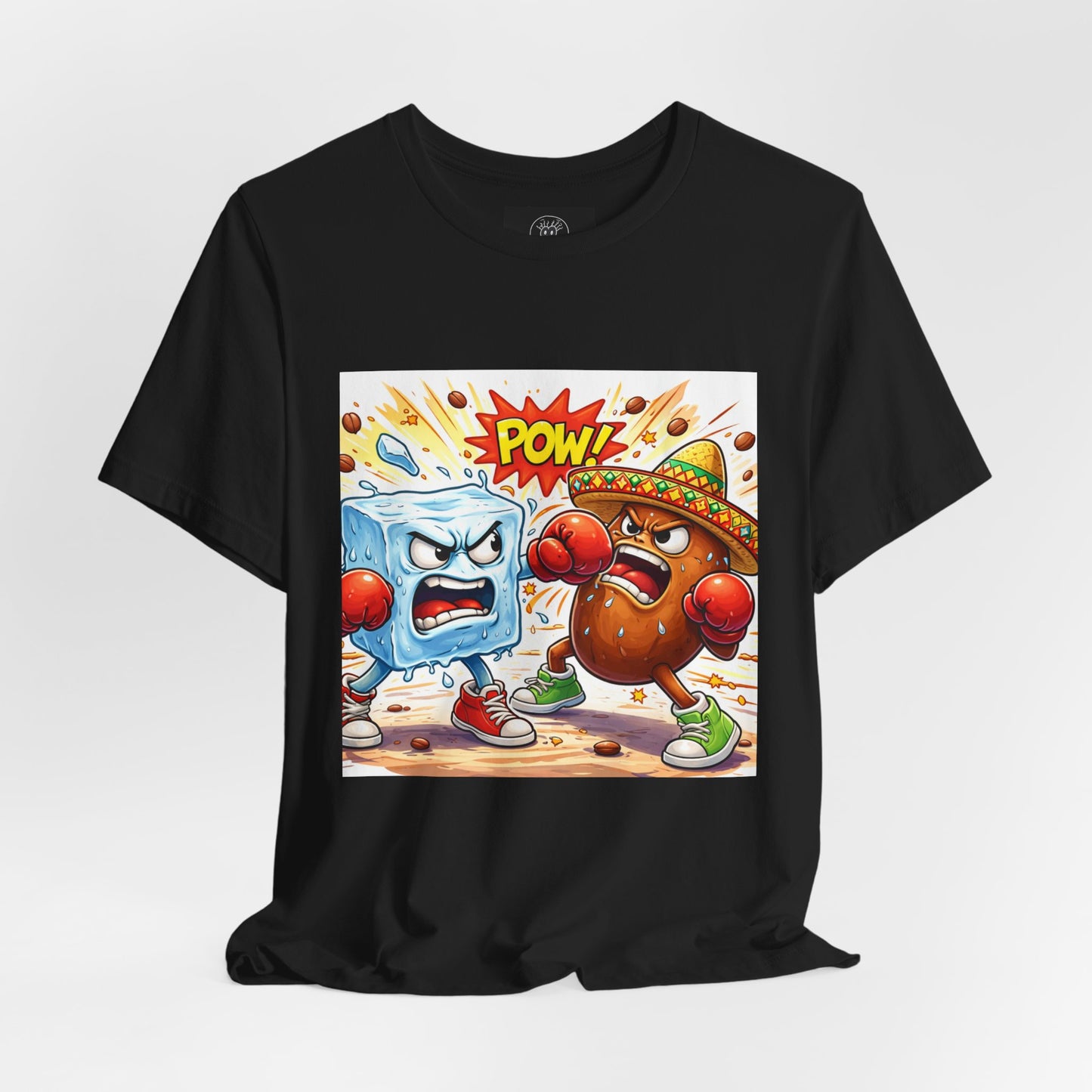Ice vs Bean Boxing Tee Draw | Cartoon Immigration Fight POW!