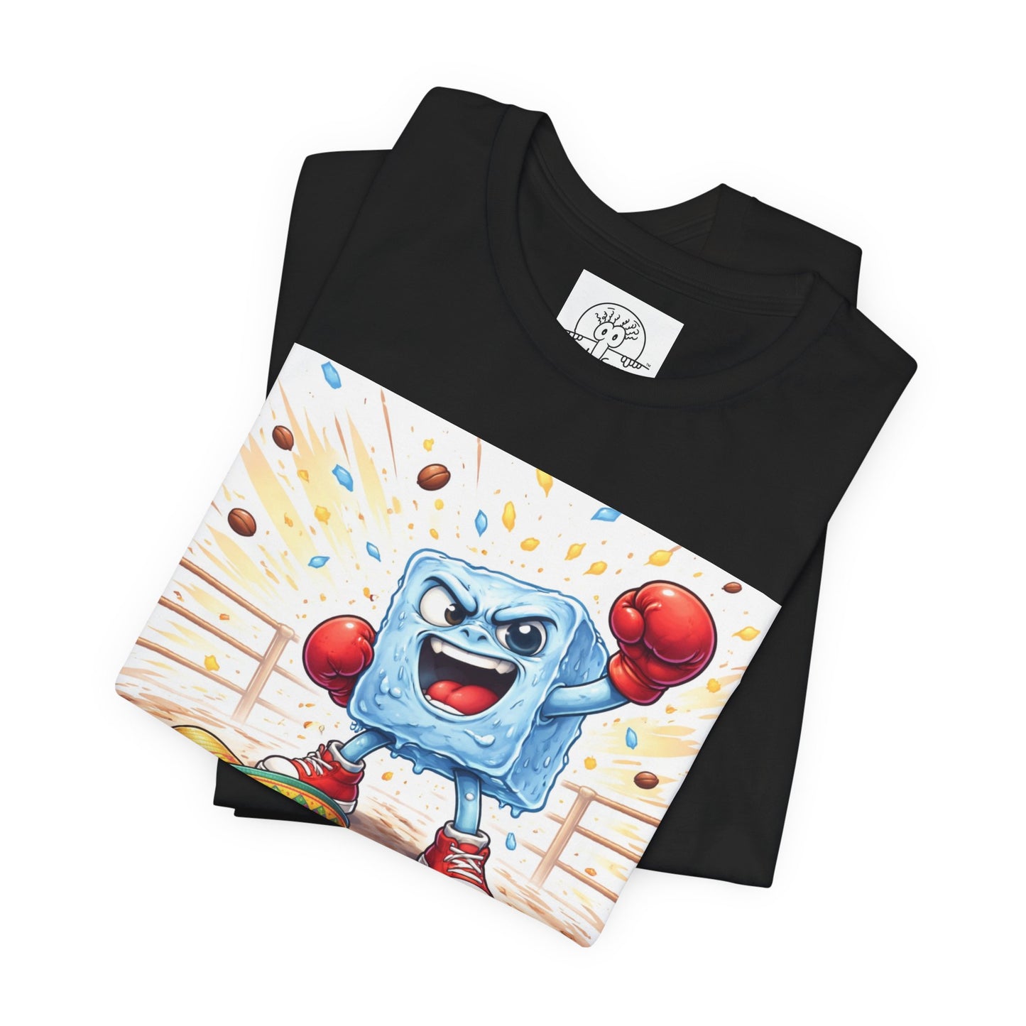 Ice wins  vs Bean T-Shirt | Cartoon Immigration Fight Tee