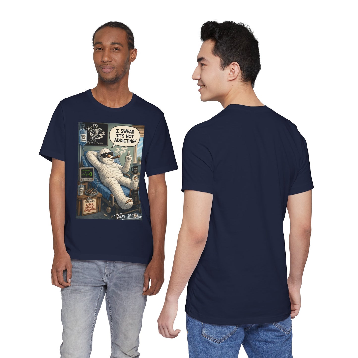 Hurt man in Recovery I Swear It's Not Addicting T-Shirt |