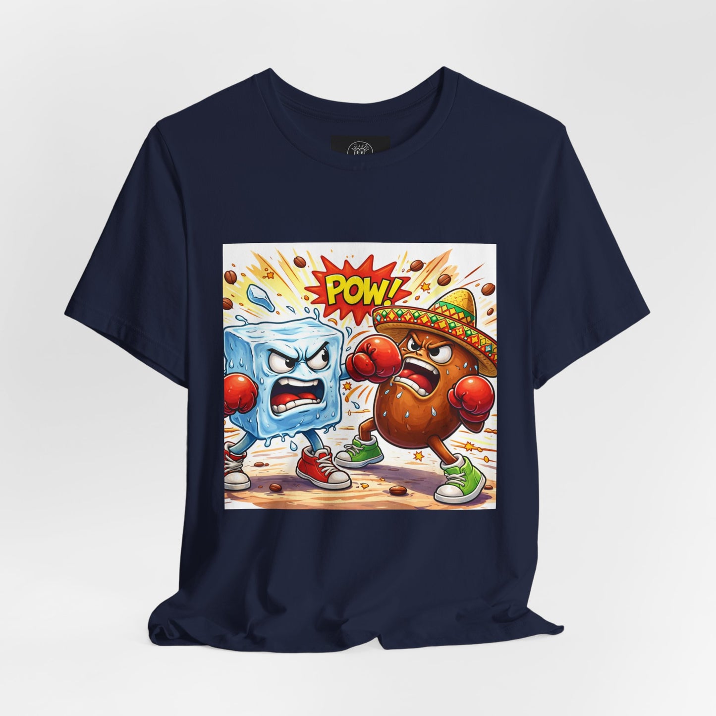 Ice vs Bean Boxing Tee Draw | Cartoon Immigration Fight POW!