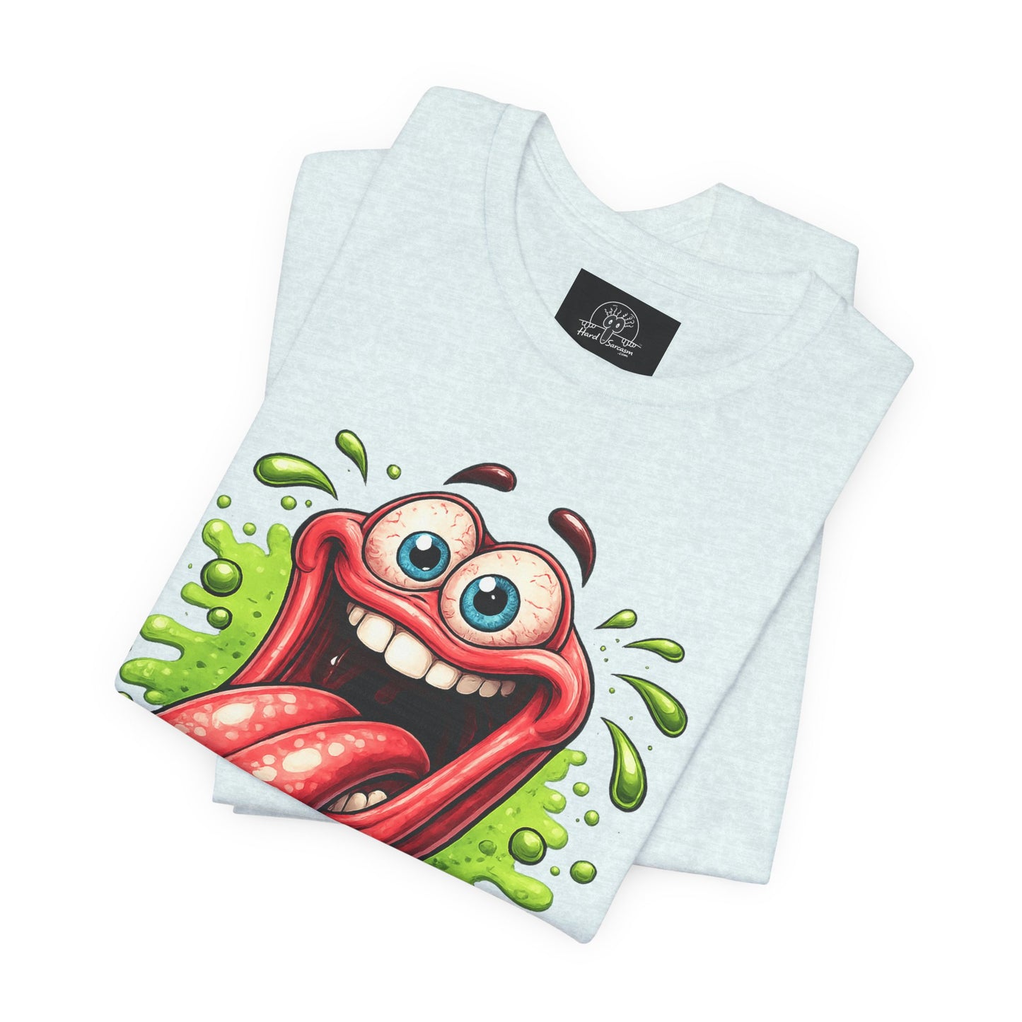 Cartoon Crazy Tongue I Will Lick It Up T Shirt  Funny Graphic Tee