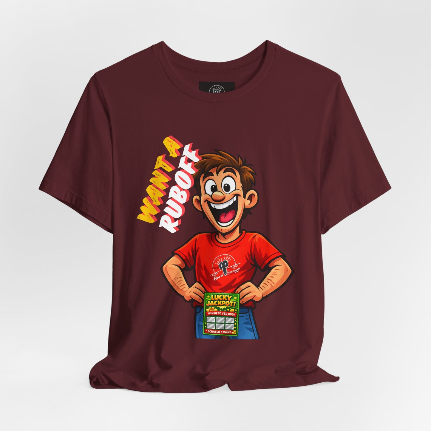 Want a rub off | Funny Adult comedy t shirt | Lottery Double Meaning Shirt